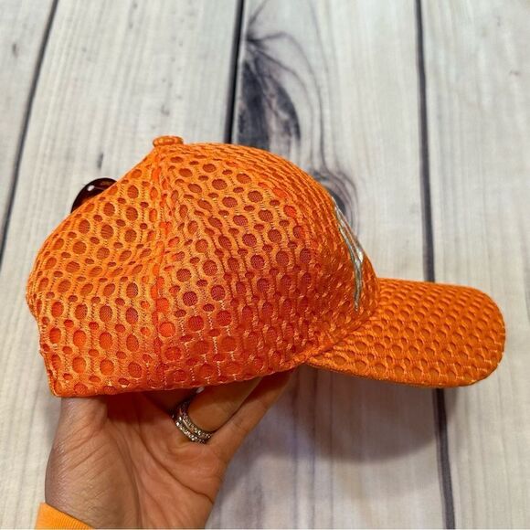 Auburn Tigers Hunter Orange Mesh Ball Cap Adjustable Strap War Eagle NWOT - Picture 8 of 8